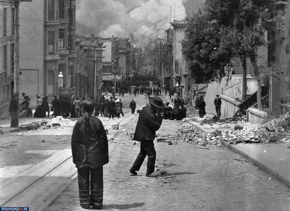 تصاویر زلزله ی سال 1906 سانفرانسیسکو