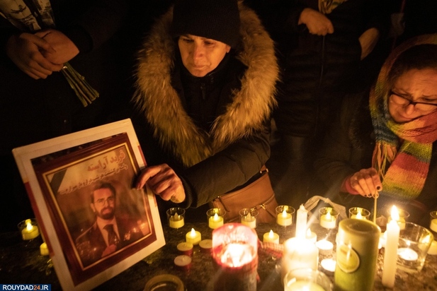 تصاویری از حضور ایرانیان مقیم کانادا در مراسم یادبود قربانیان پرواز اوکراین
