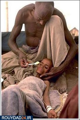 تصاویری از کودکان گرسنه