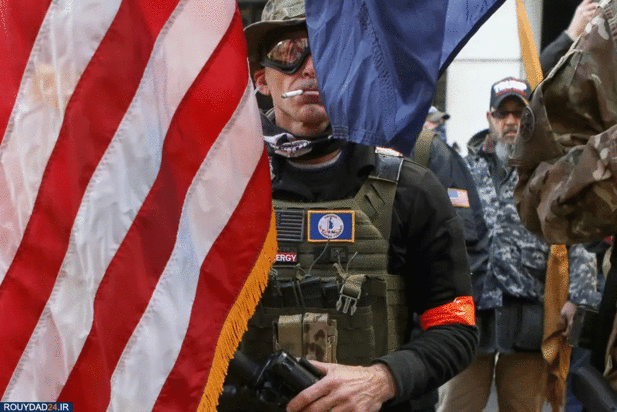 تظاهرات طرفداران قانون حمل سلاح در آمریکا 