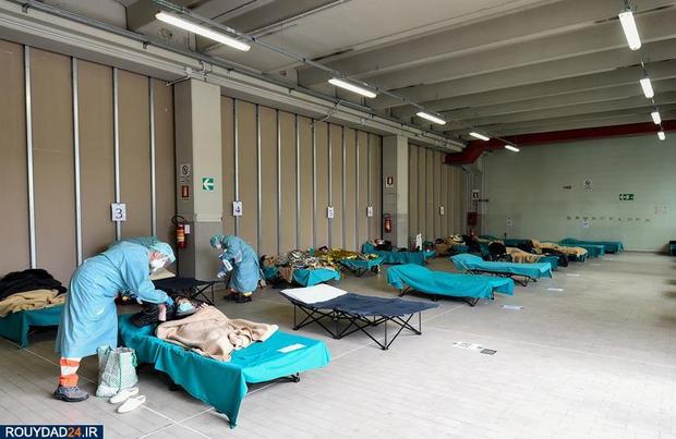 بیمارستان صحرایی در ایتالیا