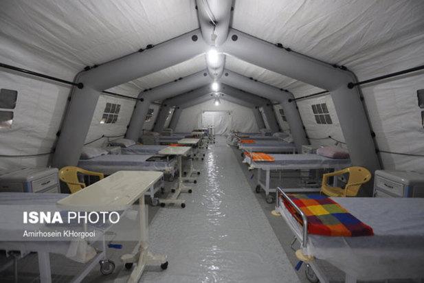 بیمارستان صحرایی در بندرعباس