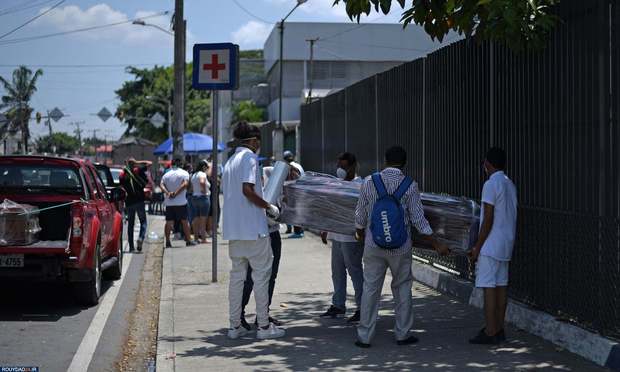 اجساد رهاشده قربانیان ویروس کرونا در اکوادور
