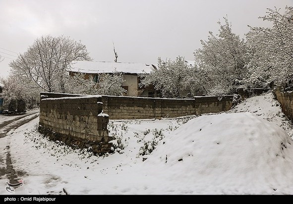 بارش برف بهاری در گیلان