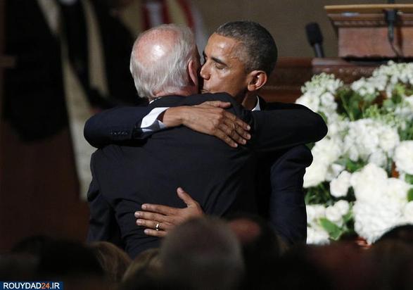جو بایدن و اوباما