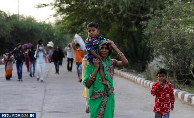 بازگشت مهاجران از هند بعد از قرنطینه