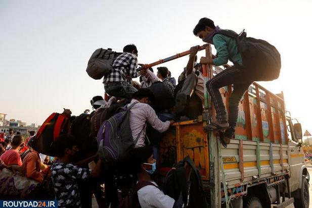 بازگشت مهاجران از هند بعد از قرنطینه