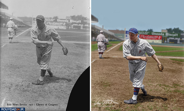تصاویر رنگی ورزشی یک قرن پیش