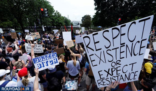ادامه اعتراضات در واشنگتن