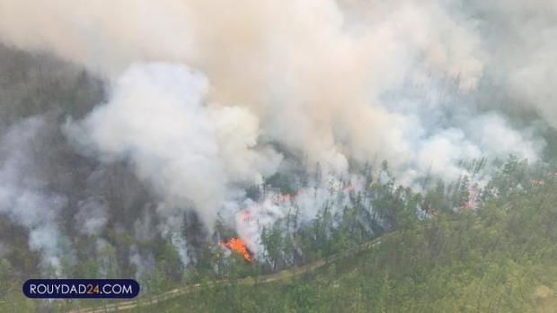 گسترش آتشسوزی در سیبری
