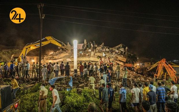 فروپاشی یک ساختمان در هند