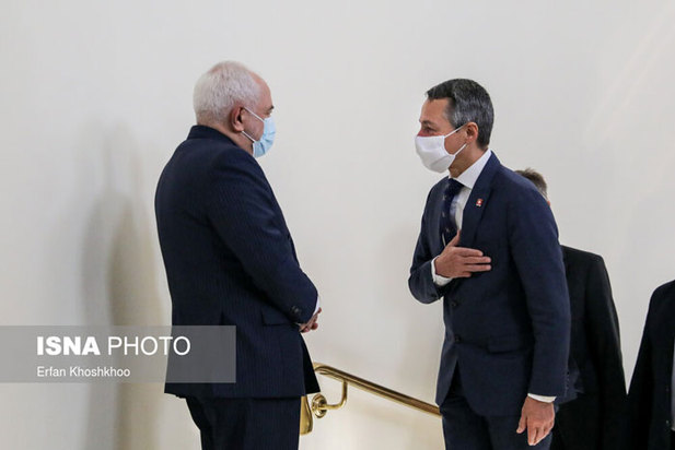 دیدار ظریف و وزیر خارجه سوئیس