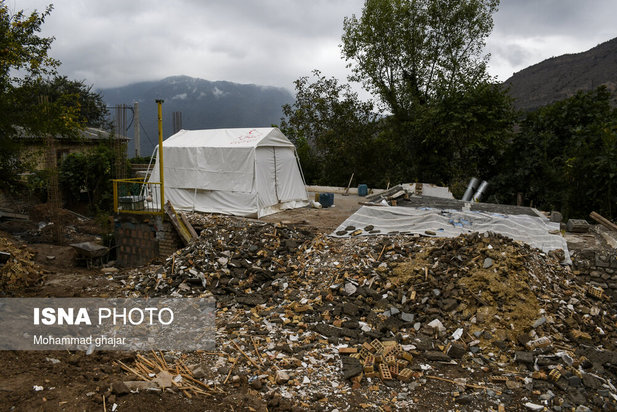 وضعیت روستای قورچای، یک ماه پس از وقوع زلزله