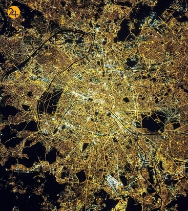 شهرهای بزرگ جهان از فضا