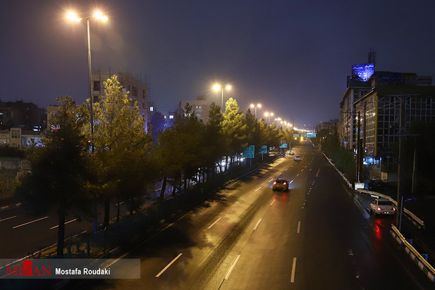 منع تردد شبانه در تهران