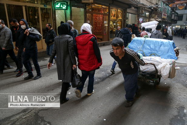 بازار بزرگ تهران بعد از قرنطینه دو هفته ای
