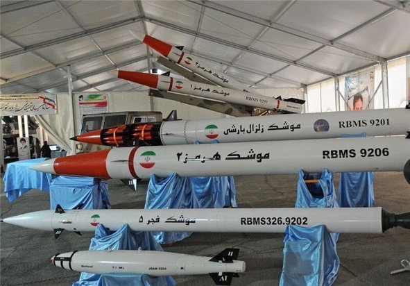 همه موشک های ایران