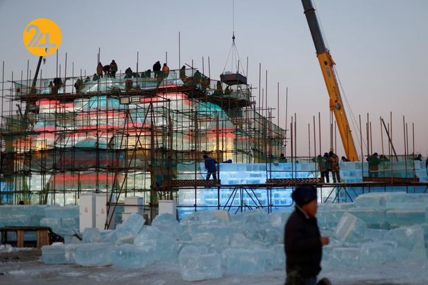 شهر یخی در چین