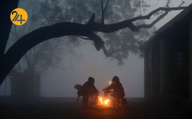 سرما و مه غلیظ در هند