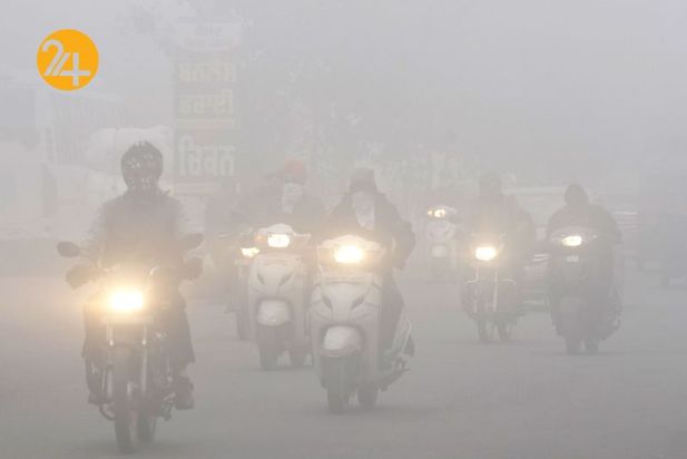 سرما و مه غلیظ در هند
