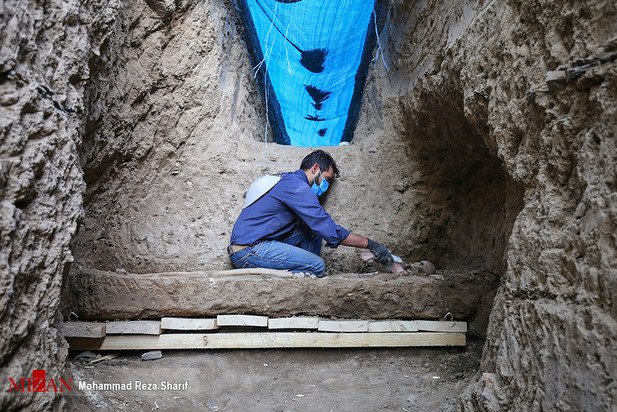 کشف اسکلت‌های اشکانی در اصفهان