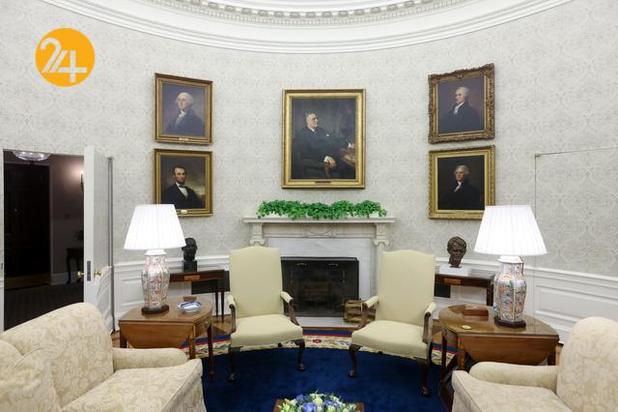 تزیین مجدد دفتر کار رئیس جمهور آمریکا
