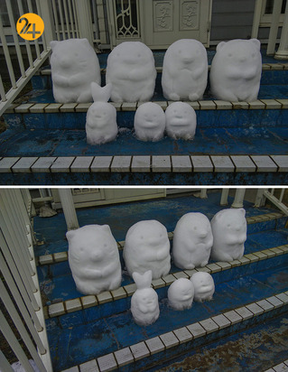 مجسمه‌های برفی