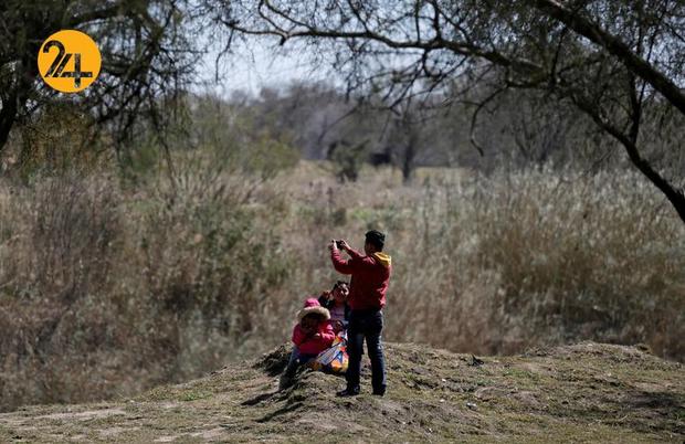 تصاویر مهاجران در مرز مکزیک