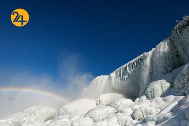 یخ زدگی آبشار نیاگارا فالز