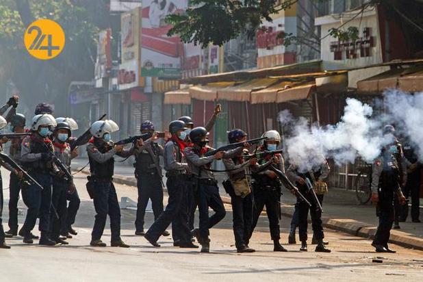 خونین ترین روز اعتراضات در میانمار
