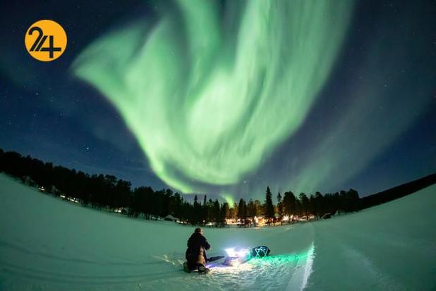 زیباترین شفق قطبی فنلاند