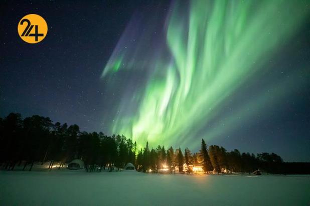 زیباترین شفق قطبی فنلاند