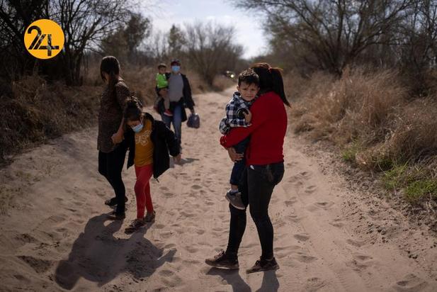 تصاویر مهاجران در مرز مکزیک و آمریکا