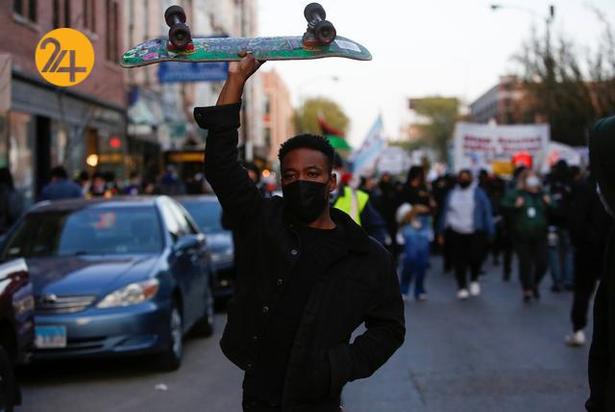اعتراضات در شیکاگو به قتل یک نوجوان توسط پلیس