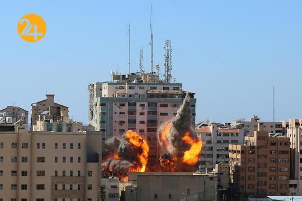 موشکباران ساختمان شبکه الجزیره و خبرگزاری آسوشیتدپرس در غزه