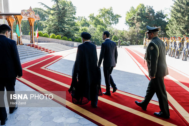 استقبال رسمی از رییس جمهور ترکمنستان