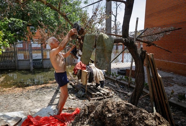 زندگی روستاییان یک ماه پس از شکستن سد اوکراین